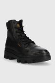 Черевики G-Star Raw NOXER HGH LEA NYL жіночі колір чорний на плоскому ходу 2241020817.BLK