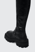 Чоботи Buffalo Nabu Over жіночі колір чорний на платформі 1622347 Чоботи Buffalo Nabu Over жіночі колір чорний на платформі 1622347