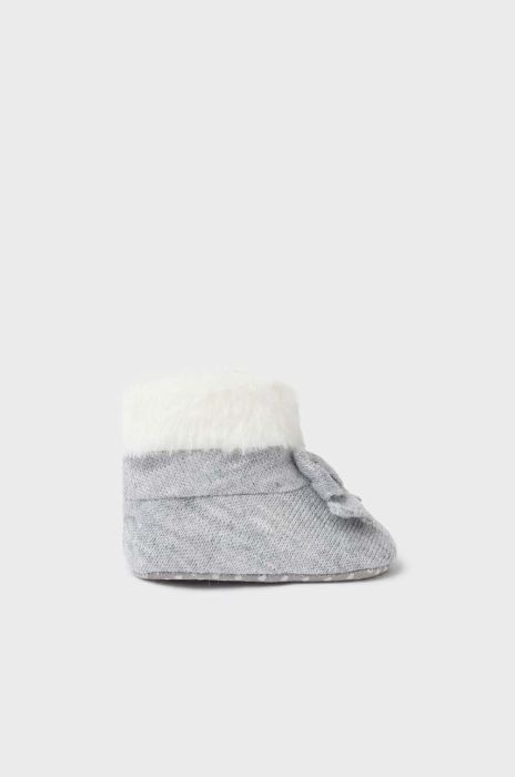 Черевики для немовля Mayoral Newborn колір сірий (3430201) Черевики для немовля Mayoral Newborn колір сірий (3430201)