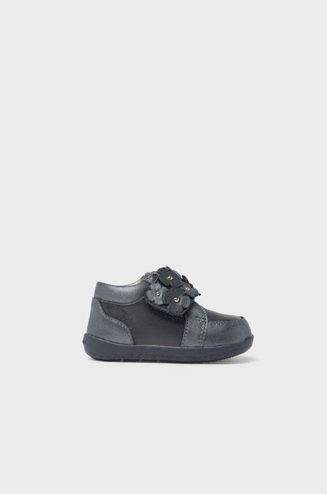 Дитячі шкіряні черевики Mayoral колір синій