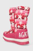 Дитячі чоботи Agatha Ruiz de la Prada колір фіолетовий Дитячі чоботи Agatha Ruiz de la Prada колір фіолетовий