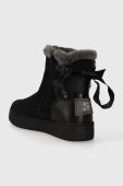 Дитячі замшеві зимові черевики Garvalin колір чорний (3575380)