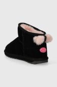 Дитячі замшеві чоботи Emu Australia K12953 Rigel Kids колір чорний