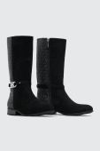 Дитячі зимові черевики Michael Kors колір чорний