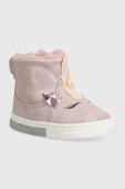 Дитячі замшеві туфлі Primigi колір рожевий (3625627)