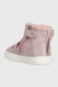 Дитячі замшеві туфлі Primigi колір рожевий (3625627)