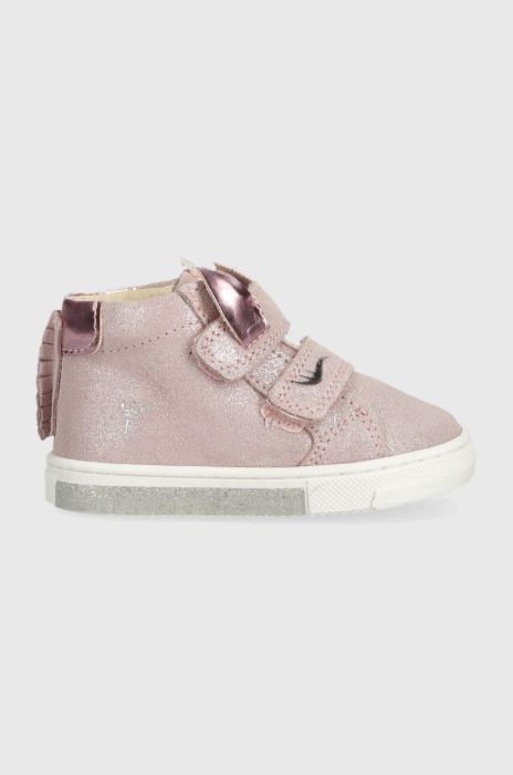 Дитячі замшеві туфлі Primigi колір рожевий (3466993) Дитячі замшеві туфлі Primigi колір рожевий (3466993)