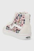 Дитячі кеди Vans SK8-Hi Reissue Side Zip колір рожевий Дитячі кеди Vans SK8-Hi Reissue Side Zip колір рожевий