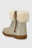 Дитячі шкіряні чоботи UGG T JORIE II METALLIC колір золотий Дитячі шкіряні чоботи UGG T JORIE II METALLIC колір золотий