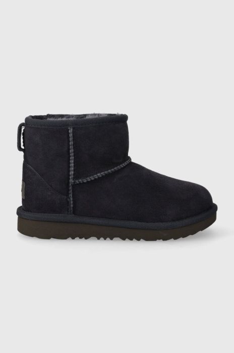 Дитячі замшеві чоботи UGG KIDS CLASSIC MINI II колір синій Дитячі замшеві чоботи UGG KIDS CLASSIC MINI II колір синій