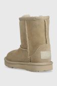 Дитячі замшеві чоботи UGG T CLASSIC II колір бежевий