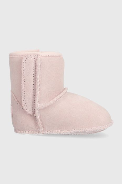 Дитячі замшеві чоботи UGG I BABY CLASSIC G колір рожевий Дитячі замшеві чоботи UGG I BABY CLASSIC G колір рожевий