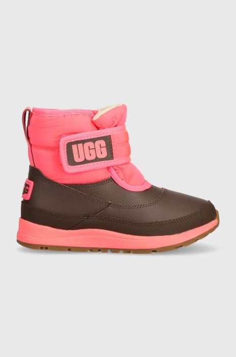 Дитячі чоботи UGG K TANEY WEATHER колір рожевий Дитячі чоботи UGG K TANEY WEATHER колір рожевий