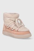 Дитячі шкіряні чоботи Inuikii колір бежевий (3651054)