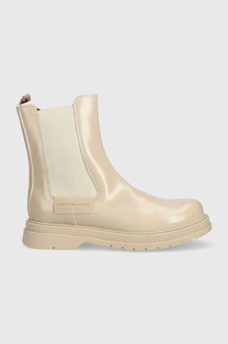 Дитячі черевики Tommy Hilfiger колір бежевий (3391299) Дитячі черевики Tommy Hilfiger колір бежевий (3391299)