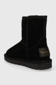 Дитячі замшеві чоботи Pepe Jeans колір чорний