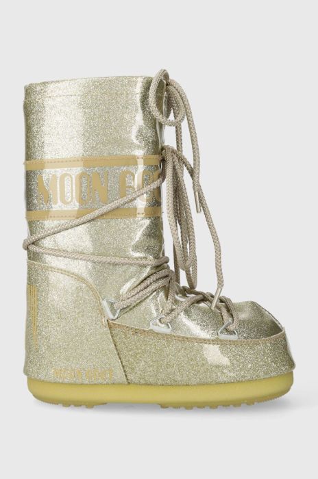 Дитячі чоботи Moon Boot 14028500 MB ICON GLITTER колір золотий