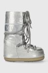 Дитячі чоботи Moon Boot 14028500 MB ICON GLITTER колір срібний Дитячі чоботи Moon Boot 14028500 MB ICON GLITTER колір срібний