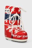 Дитячі чоботи Moon Boot 14028600 MB ICON RETROBIKER колір червоний Дитячі чоботи Moon Boot 14028600 MB ICON RETROBIKER колір червоний