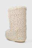 Дитячі чоботи Moon Boot 14028700 MB ICON FAUX CURLY колір бежевий Дитячі чоботи Moon Boot 14028700 MB ICON FAUX CURLY колір бежевий