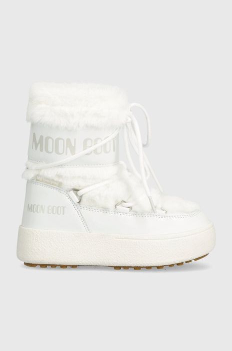 Дитячі чоботи Moon Boot 34300900 MB JTRACK FAUX FUR WP колір білий Дитячі чоботи Moon Boot 34300900 MB JTRACK FAUX FUR WP колір білий