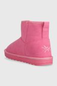 Дитячі зимові черевики United Colors of Benetton колір рожевий Дитячі зимові черевики United Colors of Benetton колір рожевий