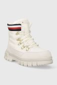 Дитячі зимові черевики Tommy Hilfiger колір білий Дитячі зимові черевики Tommy Hilfiger колір білий