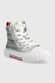 Дитячі кеди Tommy Hilfiger колір срібний (3446745) Дитячі кеди Tommy Hilfiger колір срібний (3446745)