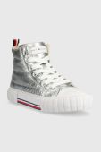Дитячі кеди Tommy Hilfiger колір срібний (3446760) Дитячі кеди Tommy Hilfiger колір срібний (3446760)