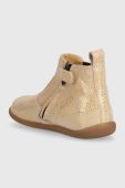 Дитячі замшеві черевики Pom D'api колір бежевий (3486157)