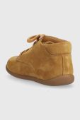 Дитячі замшеві туфлі Pom D'api колір коричневий (3486164) Дитячі замшеві туфлі Pom D'api колір коричневий (3486164)