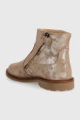 Дитячі замшеві черевики Pom D'api SISTER BOOTS колір бежевий (3531017)