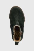 Дитячі замшеві черевики Pom D'api CITY FLORA колір зелений (3536377) Дитячі замшеві черевики Pom D'api CITY FLORA колір зелений (3536377)