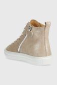 Дитячі замшеві кеди Pom D'api SWAG BRODI колір бежевий (3561200) Дитячі замшеві кеди Pom D'api SWAG BRODI колір бежевий (3561200)