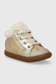 Дитячі шкіряні зимові черевики Shoo Pom колір бежевий Дитячі шкіряні зимові черевики Shoo Pom колір бежевий