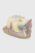 Дитячі замшеві тапочки Shoo Pom колір рожевий (3653731) Дитячі замшеві тапочки Shoo Pom колір рожевий (3653731)