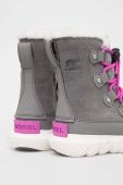 Дитячі чоботи Sorel CHILDRENS SOREL EXPLORER™ LACE WP колір сірий
