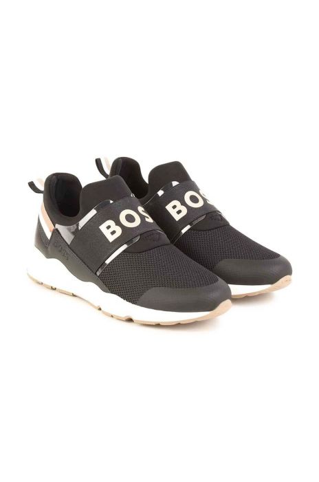 Дитячі кросівки BOSS колір бежевий Дитячі кросівки BOSS колір бежевий