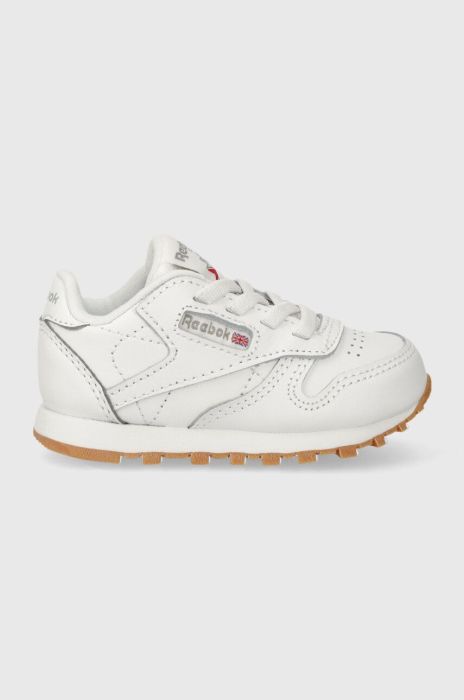 Дитячі кросівки Reebok Classic CL LTHR колір білий (3587048)