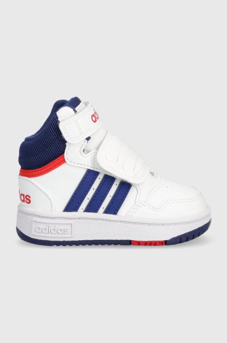 Дитячі кросівки adidas Originals HOOPS MID 3.0 AC I колір білий Дитячі кросівки adidas Originals HOOPS MID 3.0 AC I колір білий