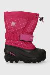 Дитячі зимові черевики Sorel 1888092 колір рожевий YOUTH FLURRY PRINT Girls Дитячі зимові черевики Sorel 1888092 колір рожевий YOUTH FLURRY PRINT Girls