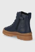 Дитячі шкіряні зимові черевики Camper Brutus Kids колір синій