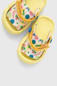 Дитячі шльопанці Melissa CRIATURA + FABULA BB колір жовтий Дитячі шльопанці Melissa CRIATURA + FABULA BB колір жовтий