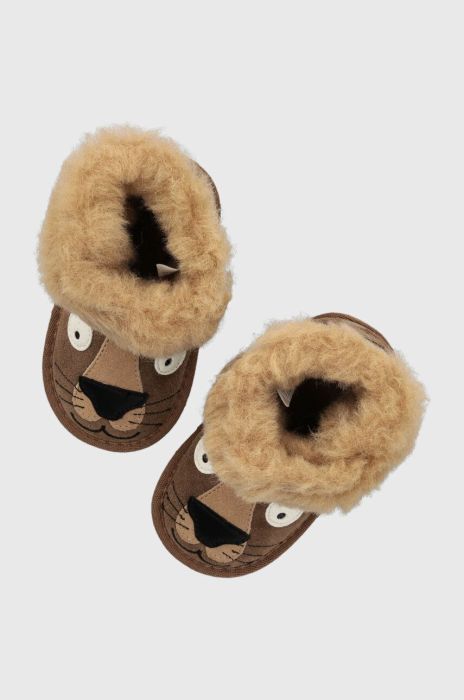 Черевики для немовля Emu Australia Lion Walker колір коричневий Черевики для немовля Emu Australia Lion Walker колір коричневий