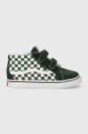 Дитячі кеди Vans TD SK8-Mid Reissue V колір зелений Дитячі кеди Vans TD SK8-Mid Reissue V колір зелений