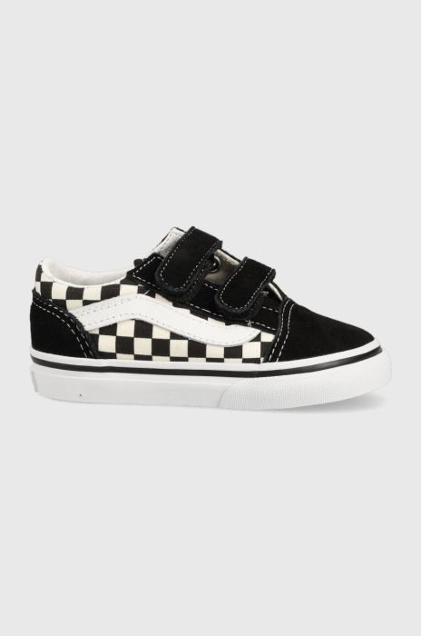 Дитячі кеди Vans TD Old Skool V колір чорний Дитячі кеди Vans TD Old Skool V колір чорний