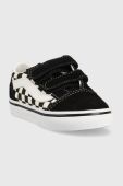 Дитячі кеди Vans TD Old Skool V колір чорний Дитячі кеди Vans TD Old Skool V колір чорний