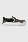 Дитячі кеди Vans UY Classic Slip-On VN000ZBUEO01 колір сірий
