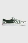 Дитячі кеди Vans JN Classic Slip-On колір зелений