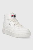 Дитячі кросівки Fila FXVENTUNO velcro mid колір білий Дитячі кросівки Fila FXVENTUNO velcro mid колір білий